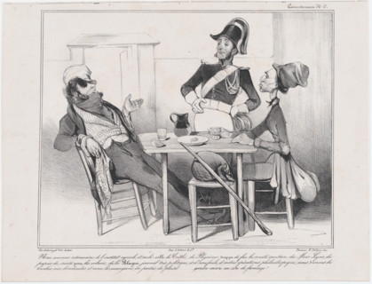 Plate 17: Robert Macaire, 1838.  Creator: Honore Daumier.