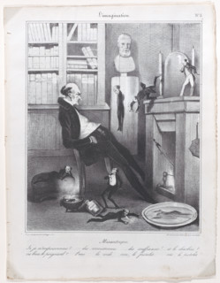 Misantropie, 1833.  Creator: Honore Daumier.