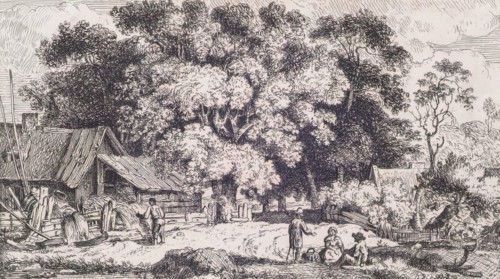 A Quiet Homestead, c1750-1800. Creator: Paul Sandby.