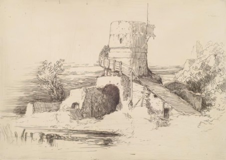 Border Tower, c1830s. Creator: William Dyce.
