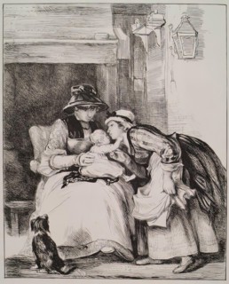 Kissing the Bairn, c1810s. Creator: David Wilkie.