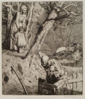 He Was Imprisoned, 1888. Creator: William Strang.