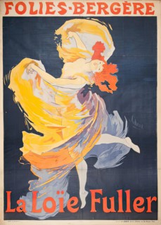Folies-Bergere La Loïe Fuller, c1893. Creator: Jules Cheret.