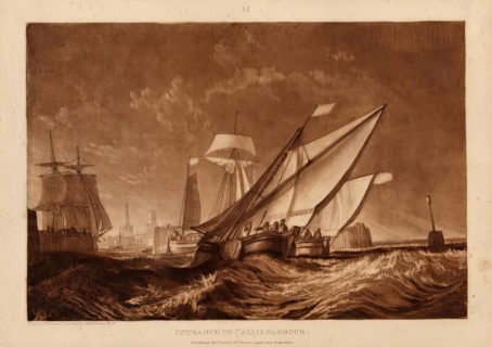 Entrance to Calais Harbour, 1816. Creator: JMW Turner.