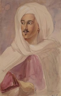 Portrait of an Arab. Creator: William Allan.