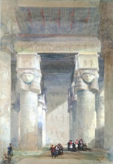 Ancient Tartyris, Upper Egypt, 1848. Creator: David Roberts.
