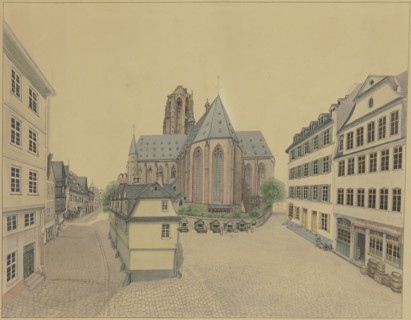 Frankfurt Cathedral. Creator: Johann Georg Reinheimer.