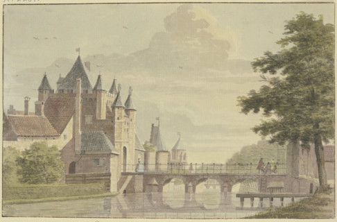 D'groote Hontpoont te Haarlem. Creator: Hendrik de Winter.
