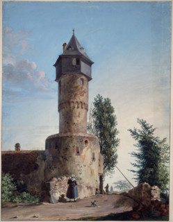 The Galluswarte in Frankfurt am Main. Creator: Anton Radl.