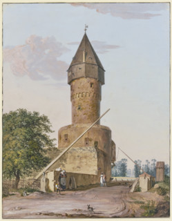 The Bockenheimer Warte in Frankfurt am Main. Creator: Anton Radl.