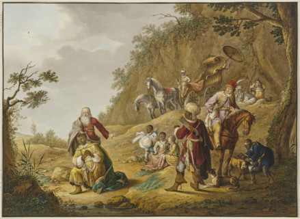 The Baptism of the Chamberlain of...Kandake Amanitore, late 18th-early 19th century. Creator: Johann Friedrich Morgenstern.