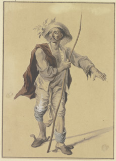 Portrait of the goldsmith Adam von Memmingen, 1748. Creator: Johann Esaias Nilson.