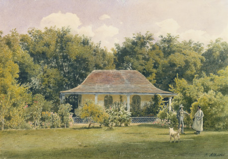 The Garden of Laudaya, 1841. Creator: Jakob Alt.