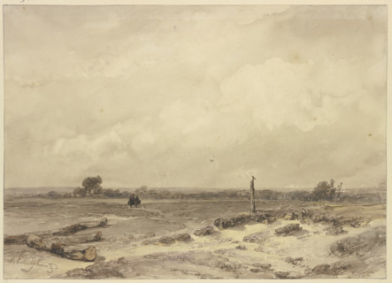 Flat landscape. Creator: Andreas Schelfhout.