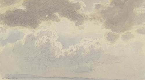 Clouds, 1878. Creator: Carl Theodor Reiffenstein.