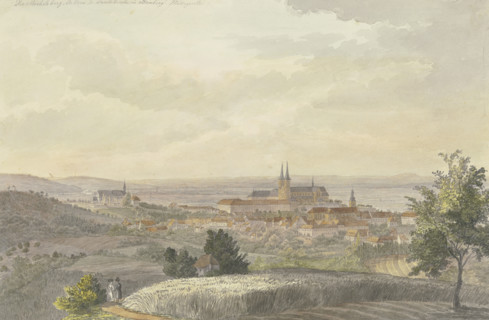 View of Bamberg from the south, mid-19th century. Creator: Johann Adam Klein.