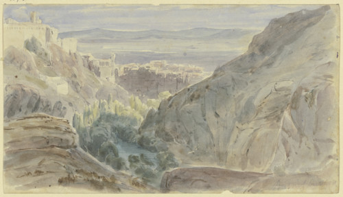 Cuenca, 1850. Creator: Karl Peter Burnitz.
