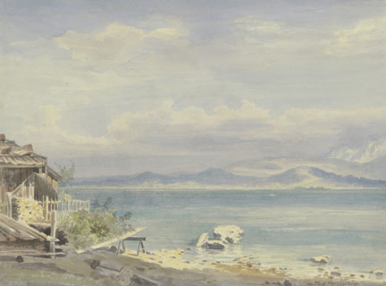 Frauenchiemsee, 1876. Creator: Ernst Morgenstern.