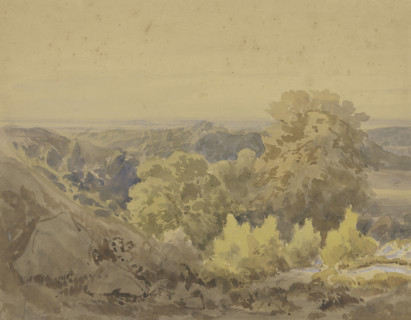 Autumn landscape near the Taunus, mid-late 19th century. Creator: Karl Peter Burnitz.
