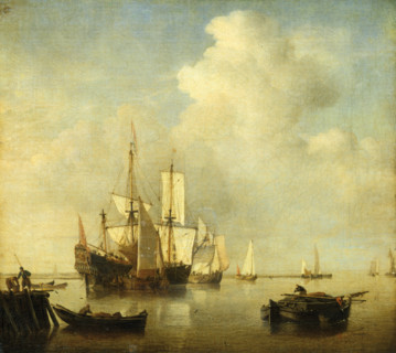 Calm Sea, c1660. Creator: Willem van de Velde the Younger.