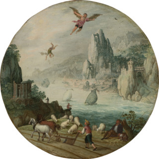 The Fall of Icarus, c1586-1590. Creator: Tobias Verhaecht.