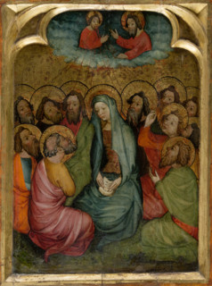 Pentecost, c1420-1430. Creator: Spanish Master first half of the 15th century.