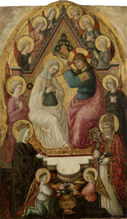 The Coronation of the Virgin, c1460. Creator: Lucchese Master.