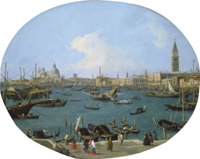Seen from the Bacino di San Marco in Venice, 1730-1740. Creator: Canaletto.