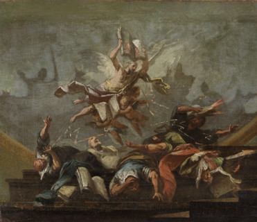 Allegory:Truth Defeating the Heretical Doctrines, 1777-1778. Creator: Christian Wink.