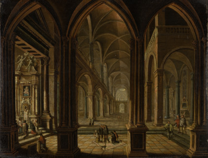 Church Interior, 18th century. Creator: Christian Stocklin.