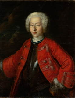 Portrait of Hieronymus Georg von Holzhausen, 1735-1745. Creator: German Master.