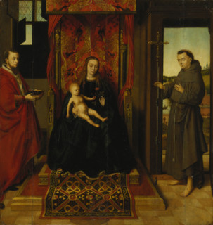 Virgin and Child with Saints Jerome and Francis, 1457. Creator: Petrus Christus.