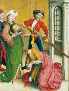 The Decapitation of St John the Baptist, 15th century. Creator: Master of the Eggenburg Altar.