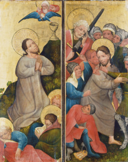 Agony in the Garden and Arrest of Christ, c1420. Creator: Master of the Middle Rhine.