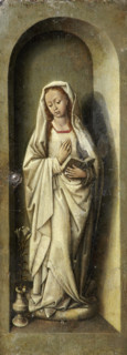 Virgin of the Annunciation, c1485-1490. Creator: Bruges (?) Master.