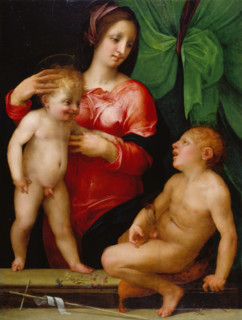 Madonna and Child with the Infant St John, 1515. Creator: Rosso Fiorentino.