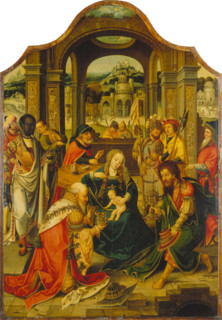 The Adoration of the Magi, c1517-1520. Creator: Master of the Von Groote Adoration.