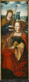 The Sts. Magdalen and Ursula right wing of an altarpiece, c1545-1550. Creator: Anton Woensam.
