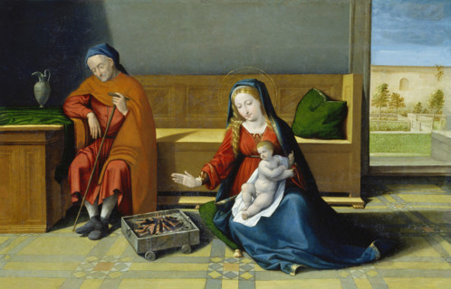 The Holy Family, c1515-1520. Creator: Benvenuto Tisi da Garofalo.