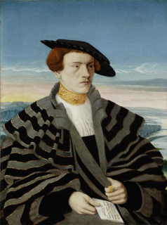 Portrait of Gilbrecht von Holzhausen, (1514-1550), 1535. Creator: Conrad Faber von Creuznach.