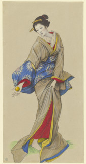 Geisha, 1866. Creator: Eduard von Steinle.
