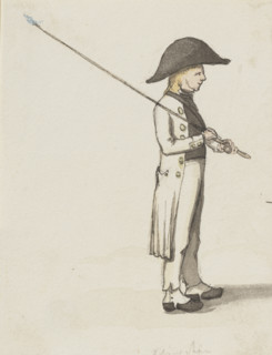 A shepherd with a triangular hat, c1840s. Creator: Jakob Dielmann.