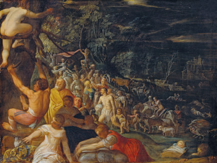 The Deluge, 1600-1601. Creator: Adam Elsheimer.