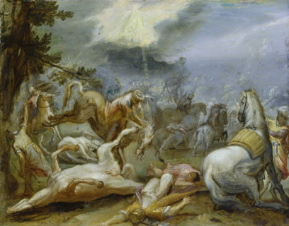 The Conversion of Saint Paul, c1600-c1603. Creator: Adam Elsheimer.