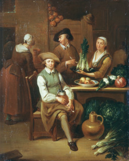 Kitchen Interior, 19th century. Creator: Johann Gerlach Lambert.