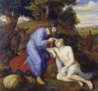 The Good Samaritan, 1833. Creator: Julius Schnorr von Carolsfeld.