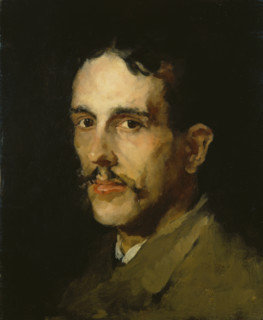 Portrait of the painter Louis Eysen, c1870. Creator: Wilhelm Maria Hubertus Leibl.