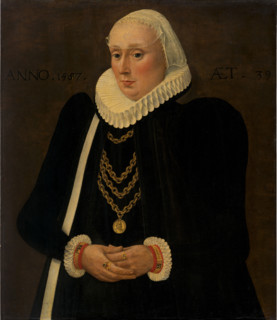 Portrait of Justina von Holzhausen, 1587. Creator: Unknown.