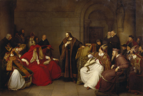 Jan Hus at Constance, 1842. Creator: Karl Friedrich Lessing.