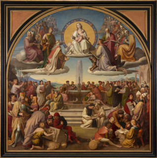 The Triumph of Religion in the Arts, 1829-1840. Creator: Johann Friedrich Overbeck.